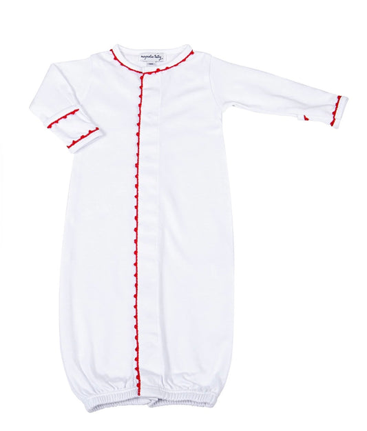 Baby Joy Converter Gown Red Trim