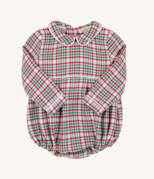 Long Sleeve Bradford Bubble -Plaid