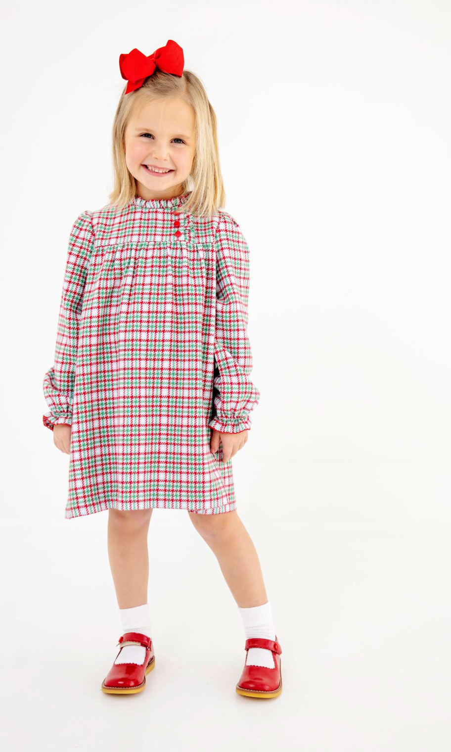 Mary Baker Day Dress - Plaid