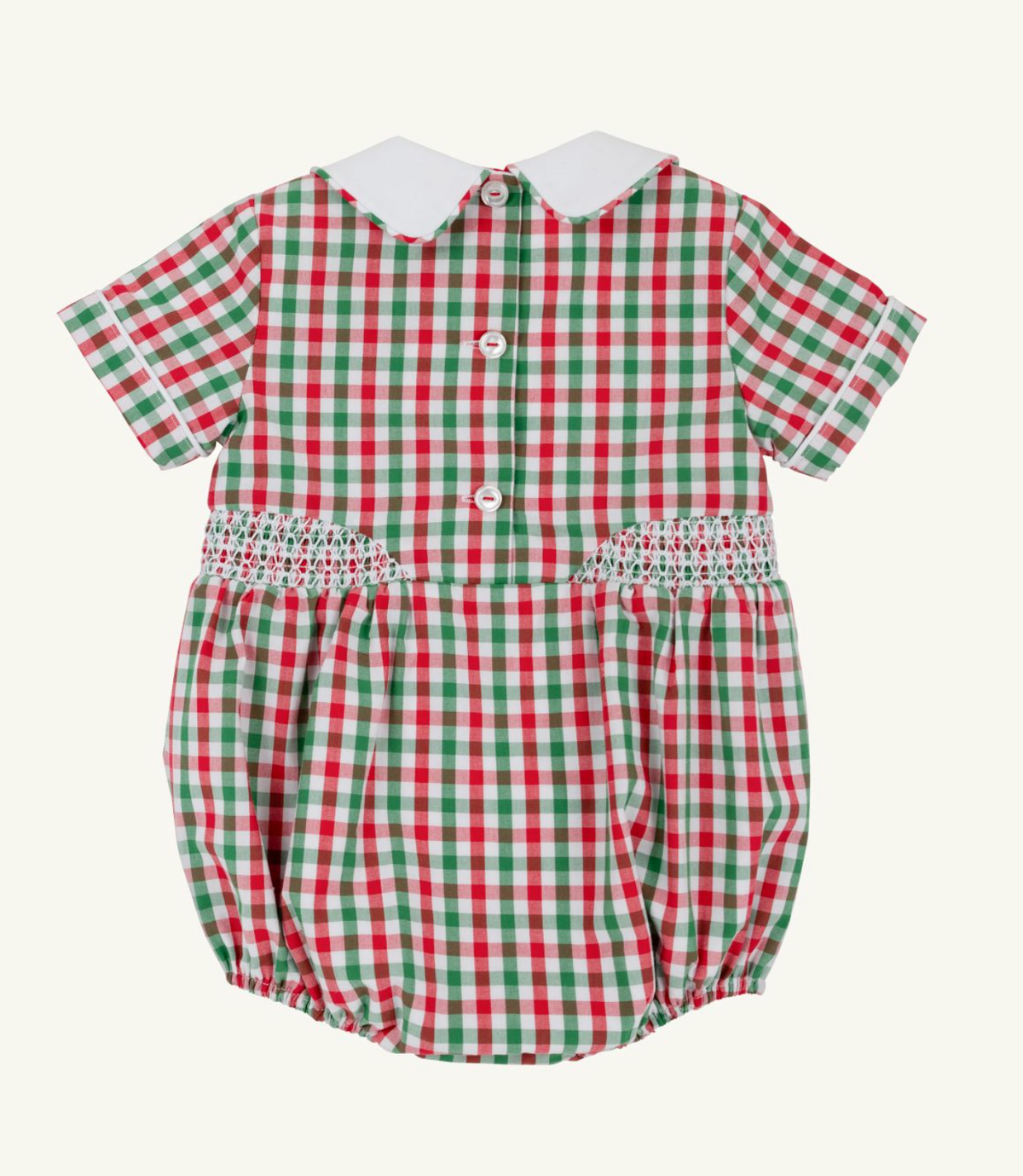 Brentley Bubble -Red & Green Gingham