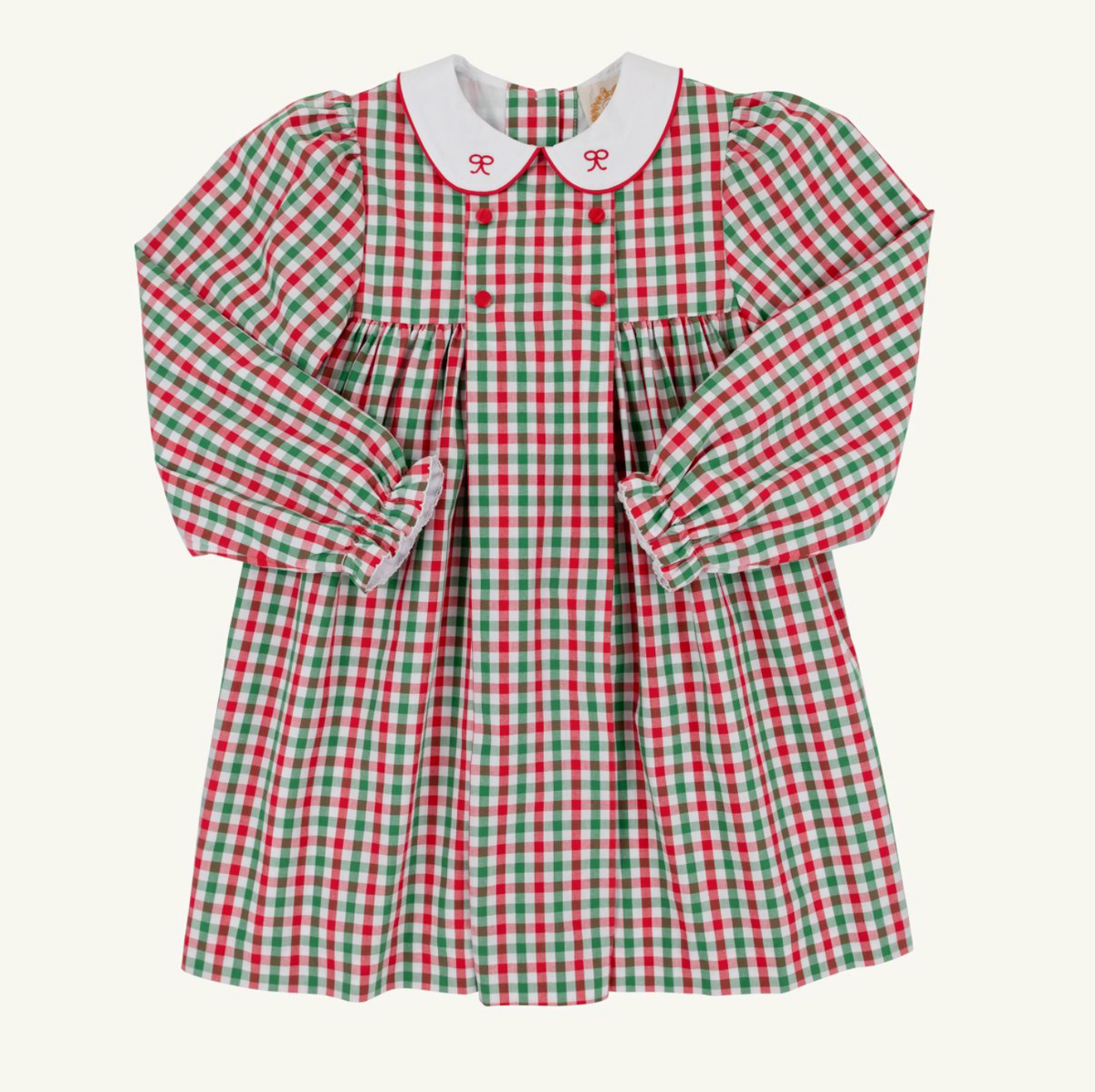 Della Marie Dress Red/Green Gingham