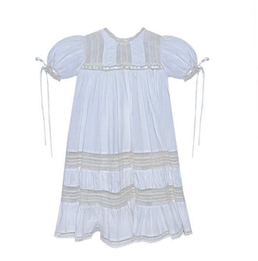 Mary Claire with Ecru Lace Dress