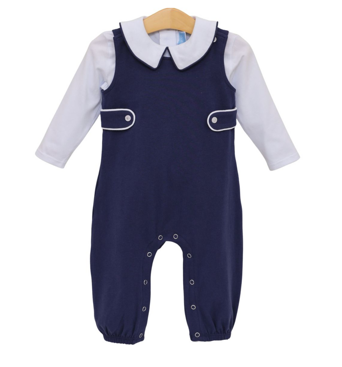 Elijah Navy Jon Jon Set