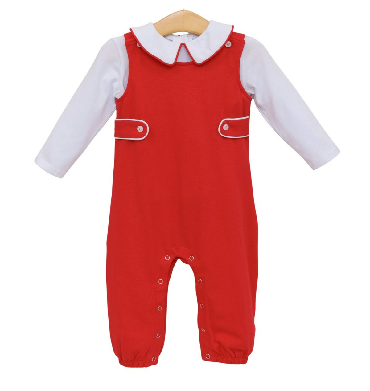 Elijah Red Jon Jon Set