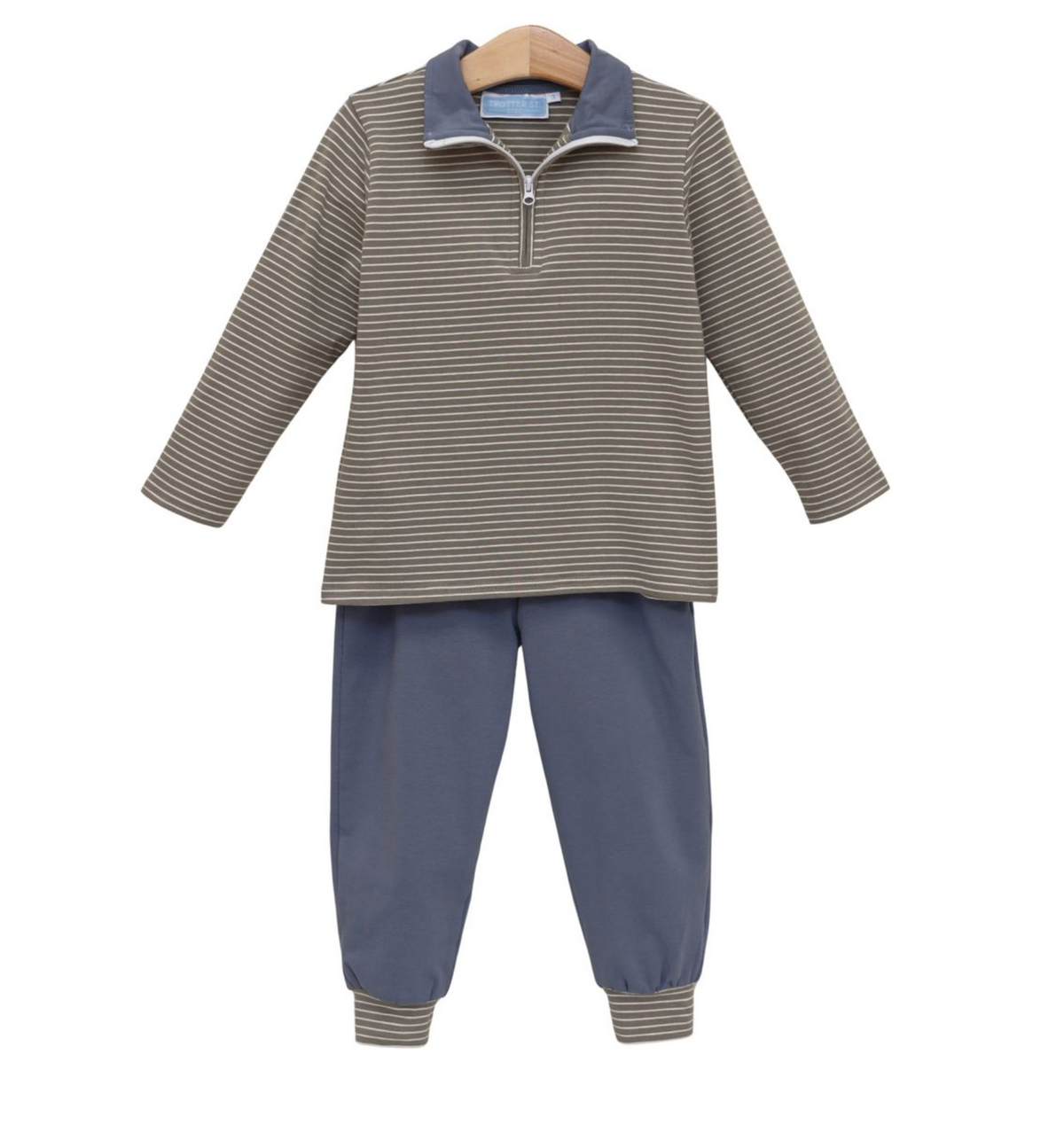 Tucker Beige/Blue Set