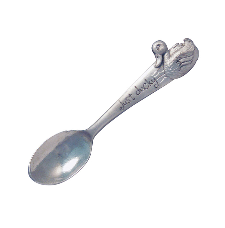 Just Ducky Pewter Spoon