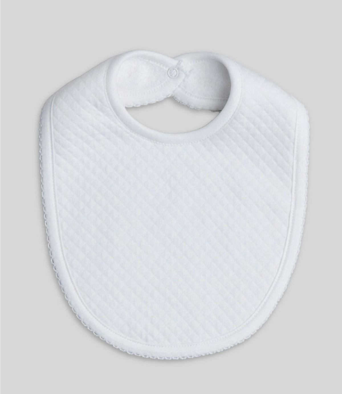 Steph Baby Bib - White