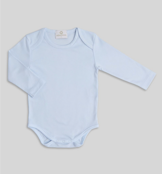 Blue Pima Body Suit