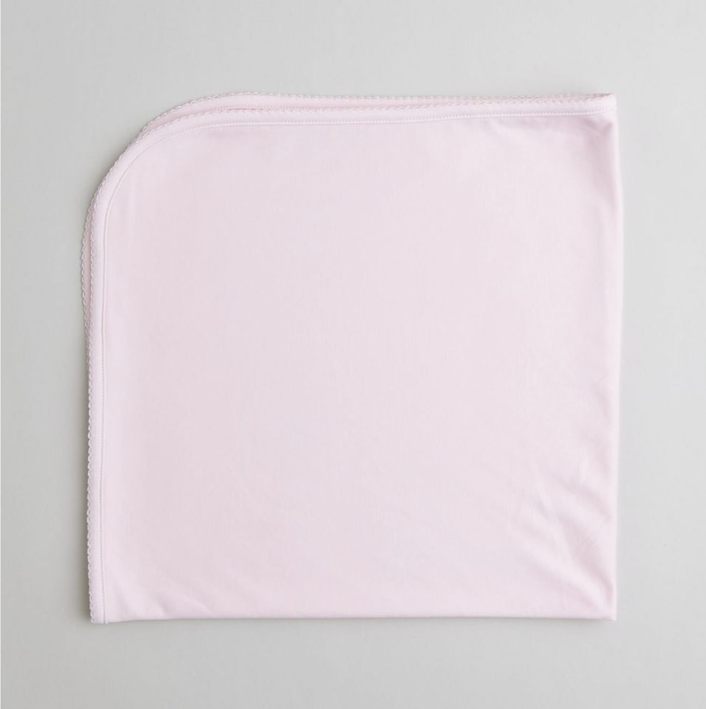 Pink Pima Receiving Blanket