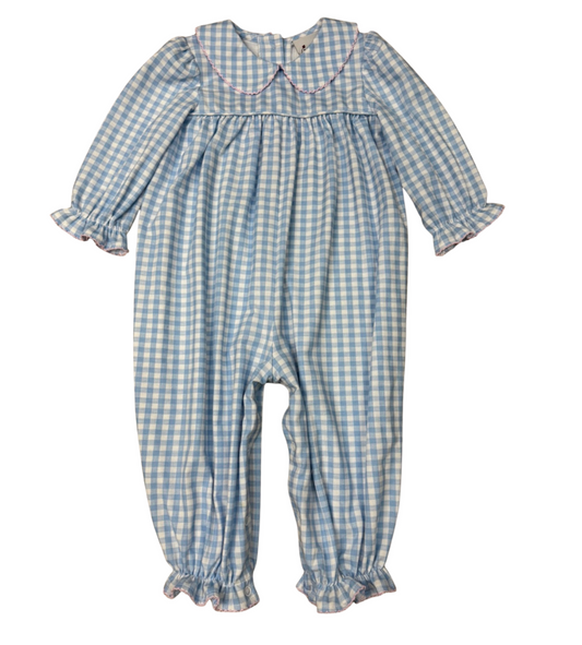 Meadow Knit Gingham Romper