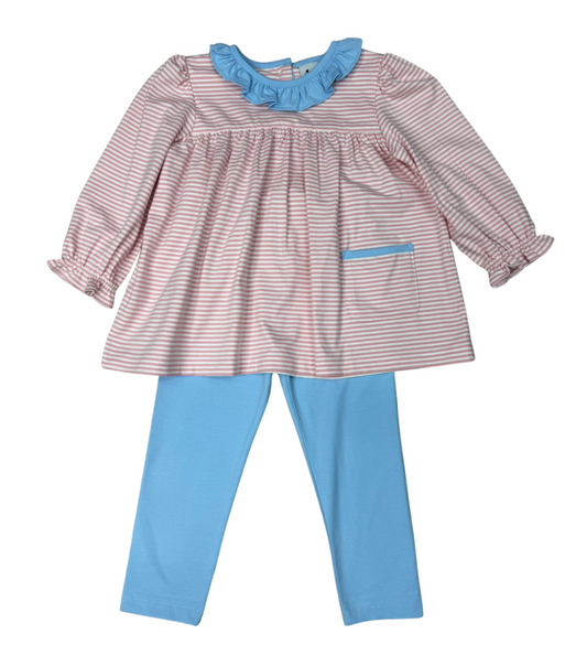 Lily's Pink Stripe Pant Set