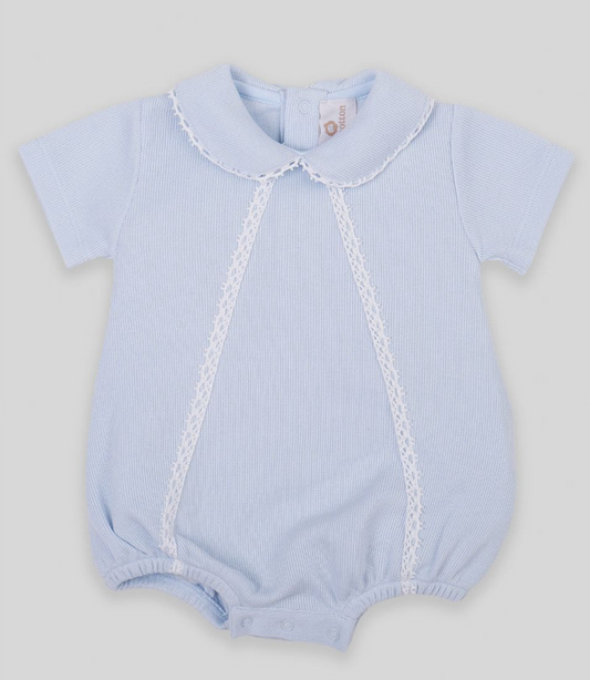 Milen Blue Knit Bubble