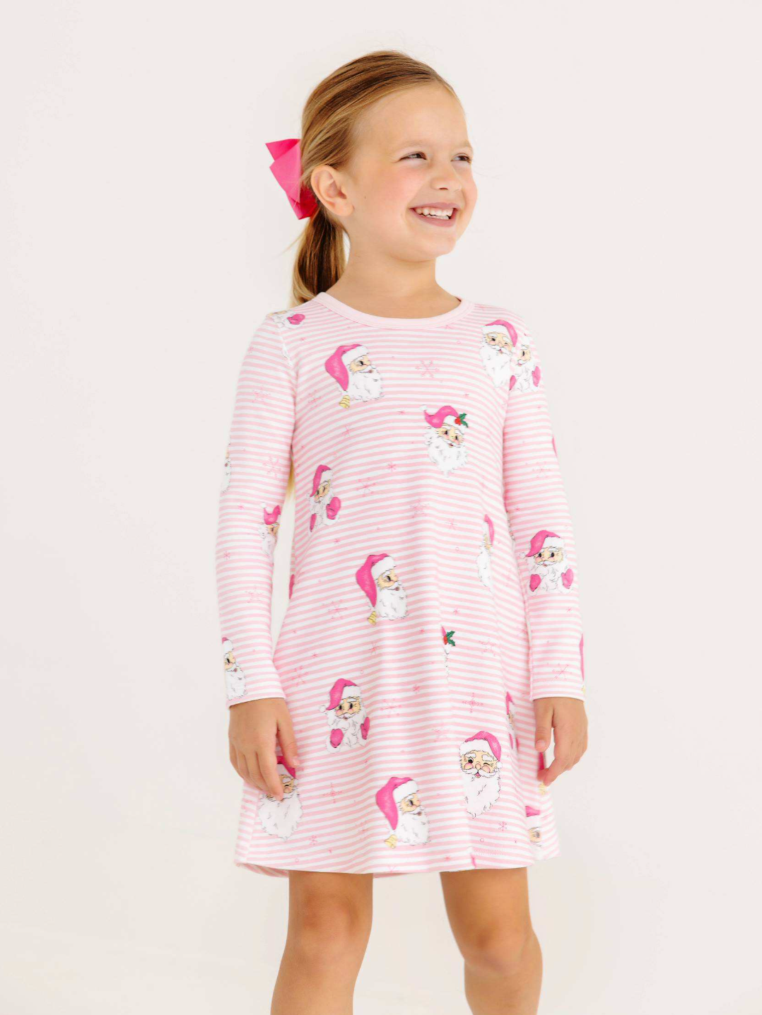 Polly Play Dress LS- Santa