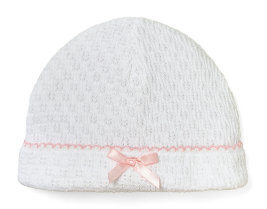 Paty Saylor Beanie White/Pink