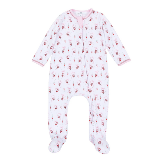 Jolly Ribbons Zip Footie