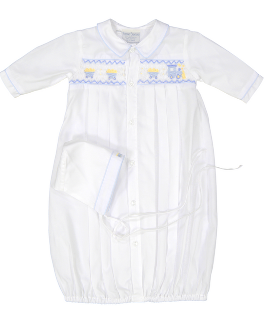 Smocked Train Gown
