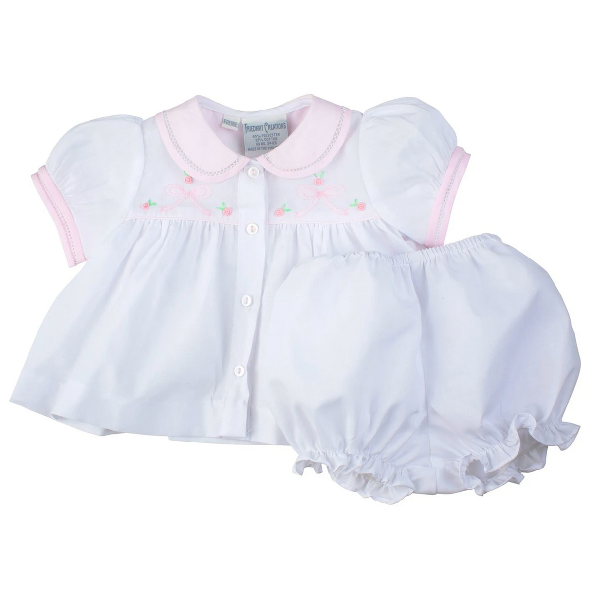 Feltman Bow Diaper Set