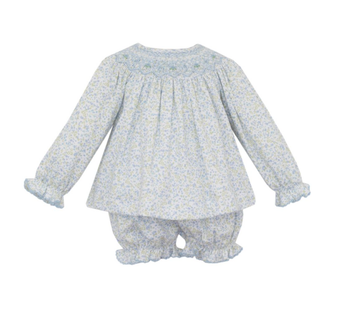 Caroline Tiny Floral Bishop Bloomer Set