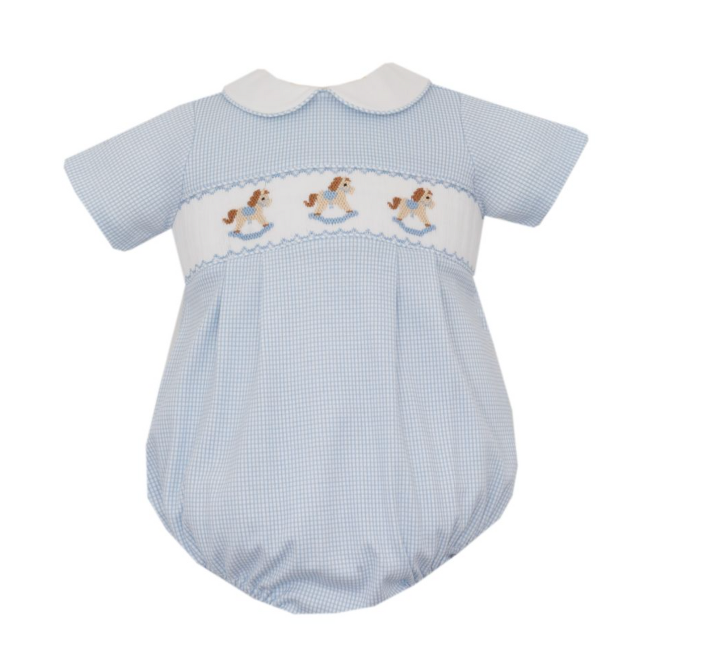 Rocking Horse Smocked Bubble