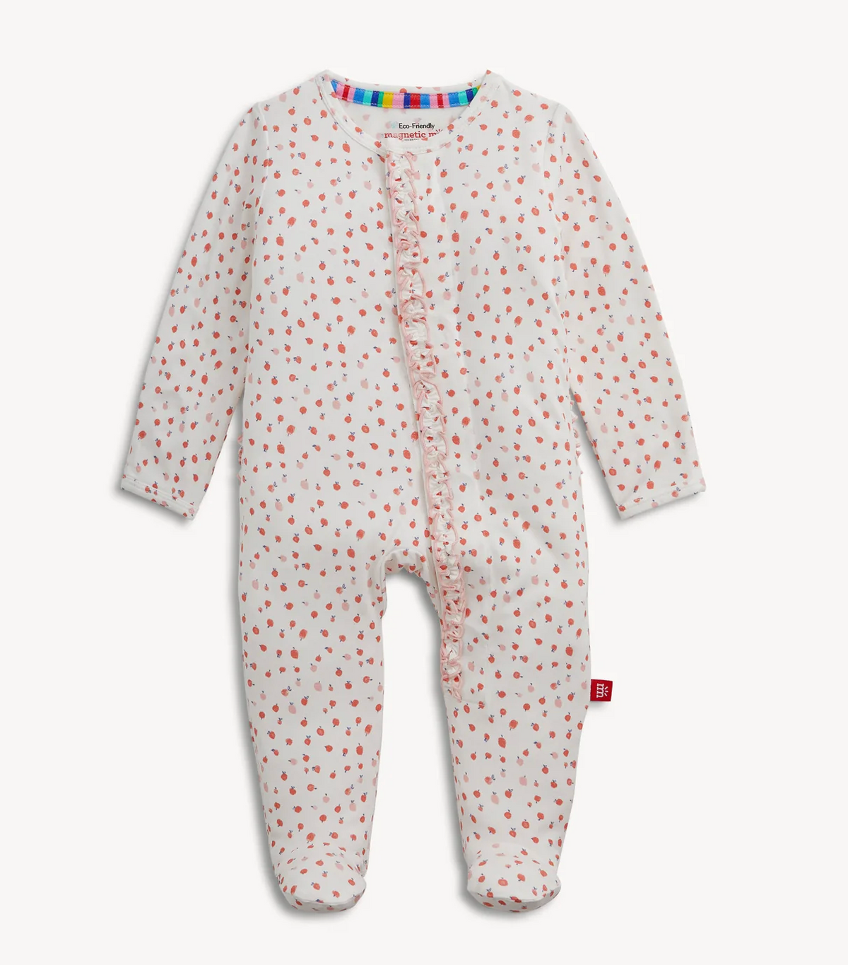Apple Blossom Ruffle Footie