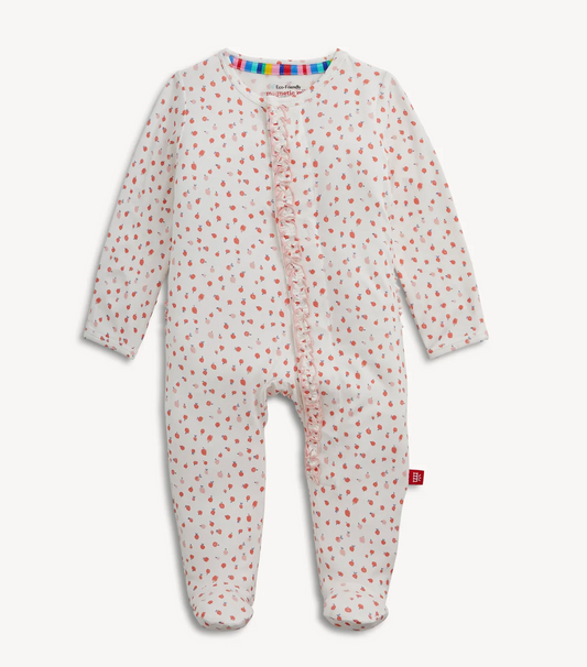 Apple Blossom Ruffle Footie
