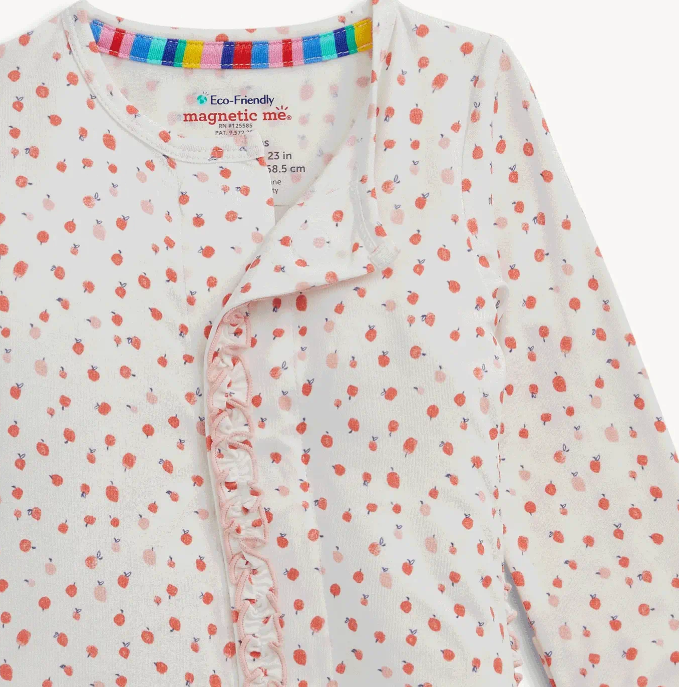 Apple Blossom Ruffle Footie
