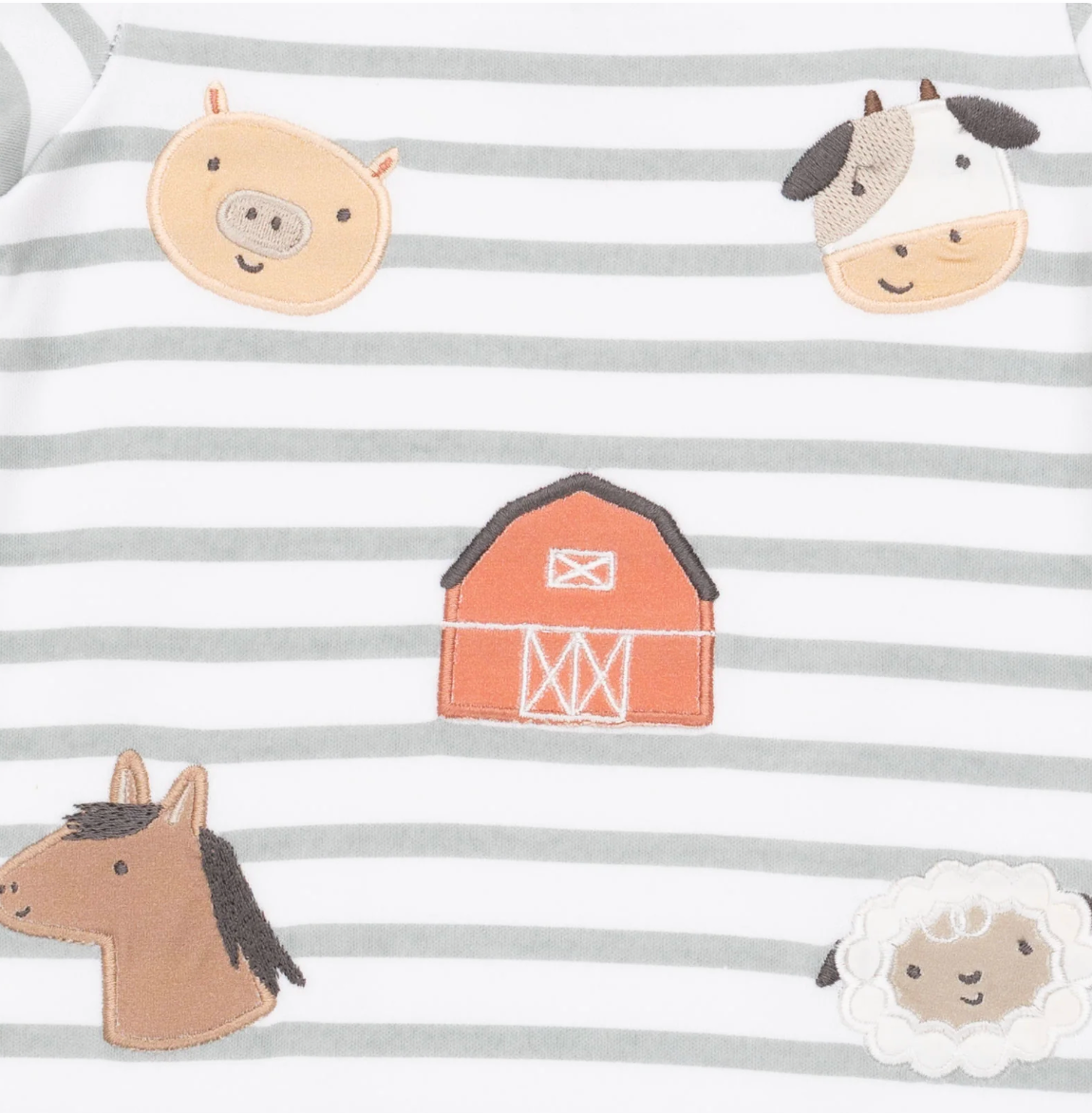 Baby Cows Sage Romper