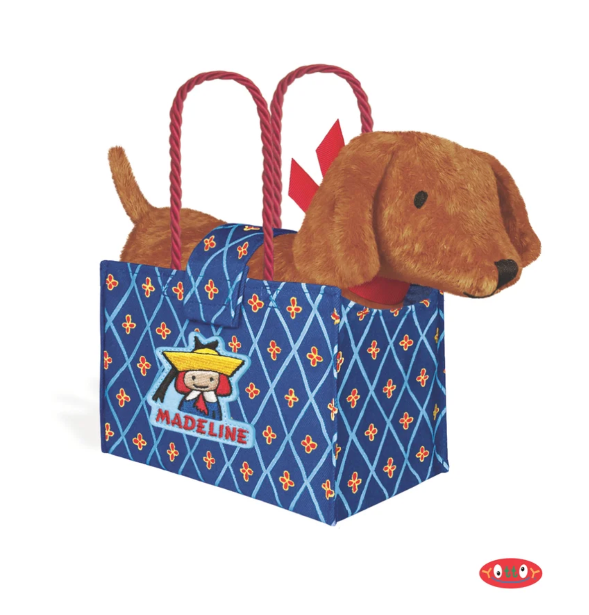 Genevieve Dog 9" in Tote Bag