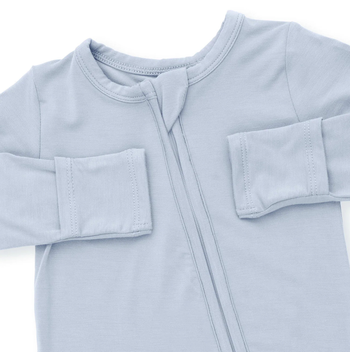 Solid Blue Fog Footie