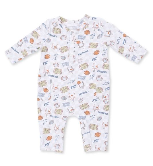 Football Check Uni Romper
