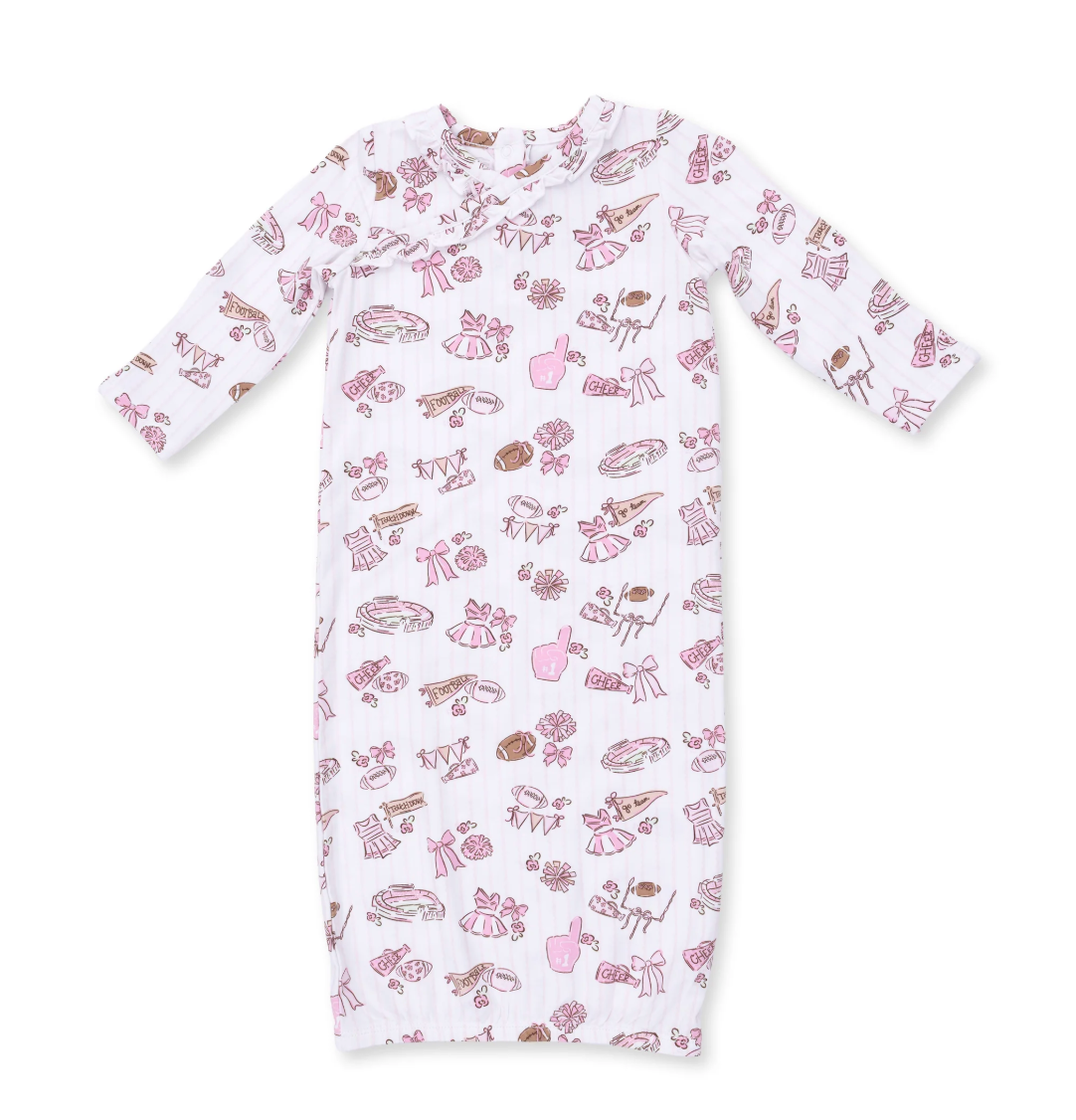 Football Cheer Kimono Gown & Hat