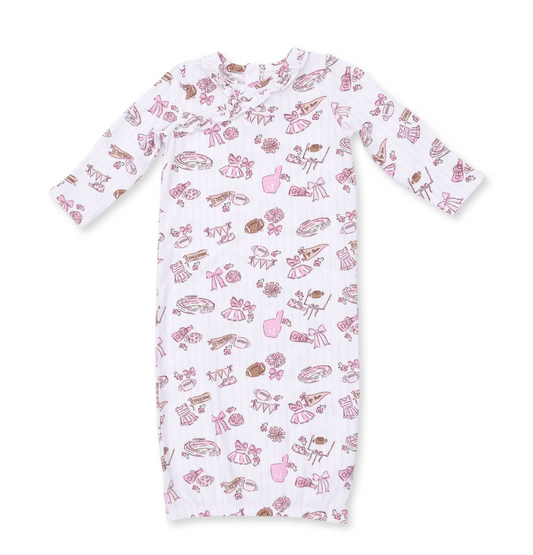 Football Cheer Kimono Gown & Hat