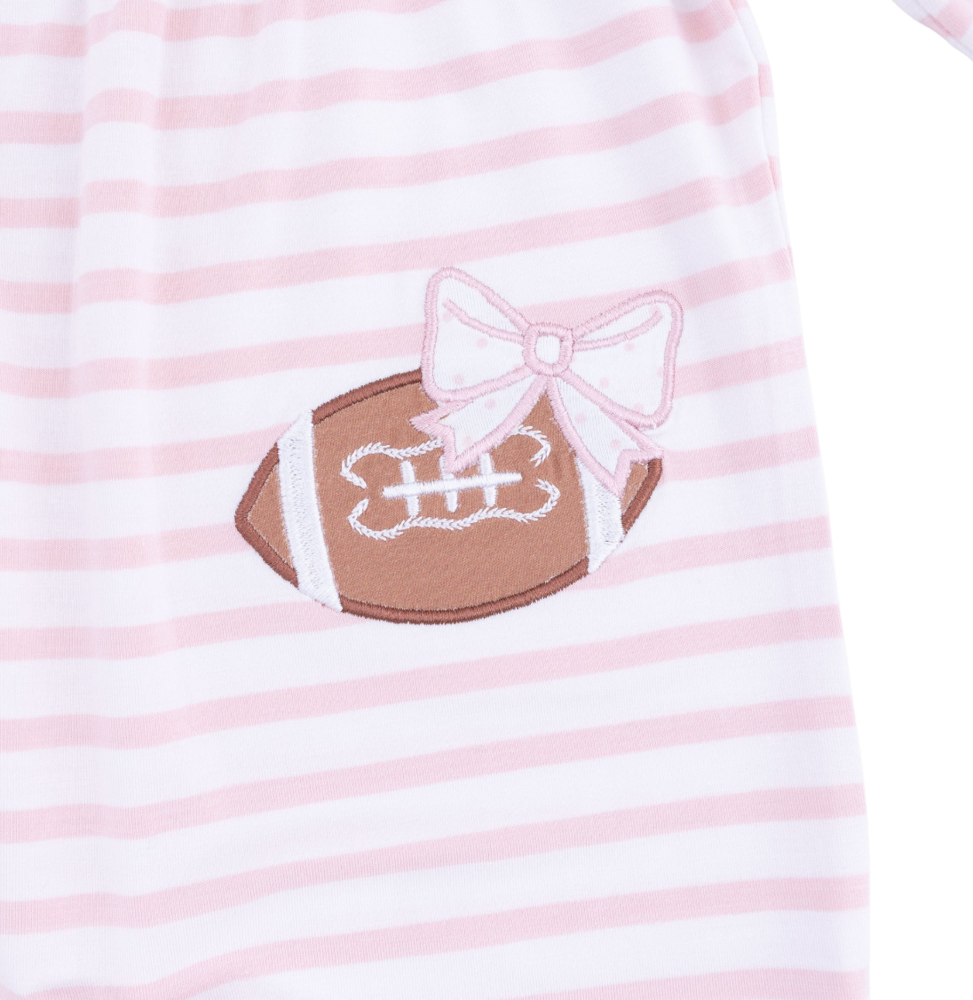 Football Ruffle Sleeve Romper