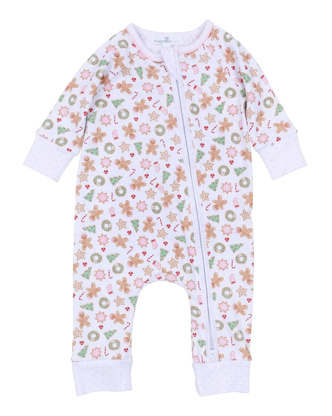 Frosted Wonderland Zipper Playsuit - Pink