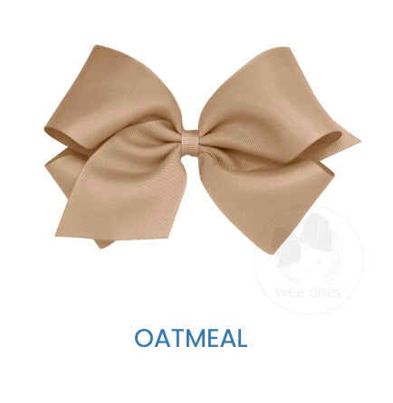 King Classic Grosgrain Hair Bow (plain wrap)