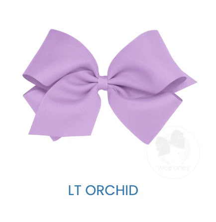 King Classic Grosgrain Hair Bow (plain wrap)