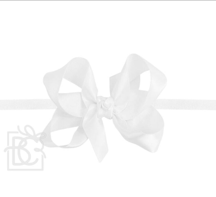 Betty’s Satin Headband Bow Med