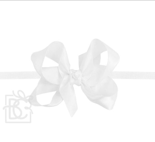 Betty’s Satin Headband Bow Med