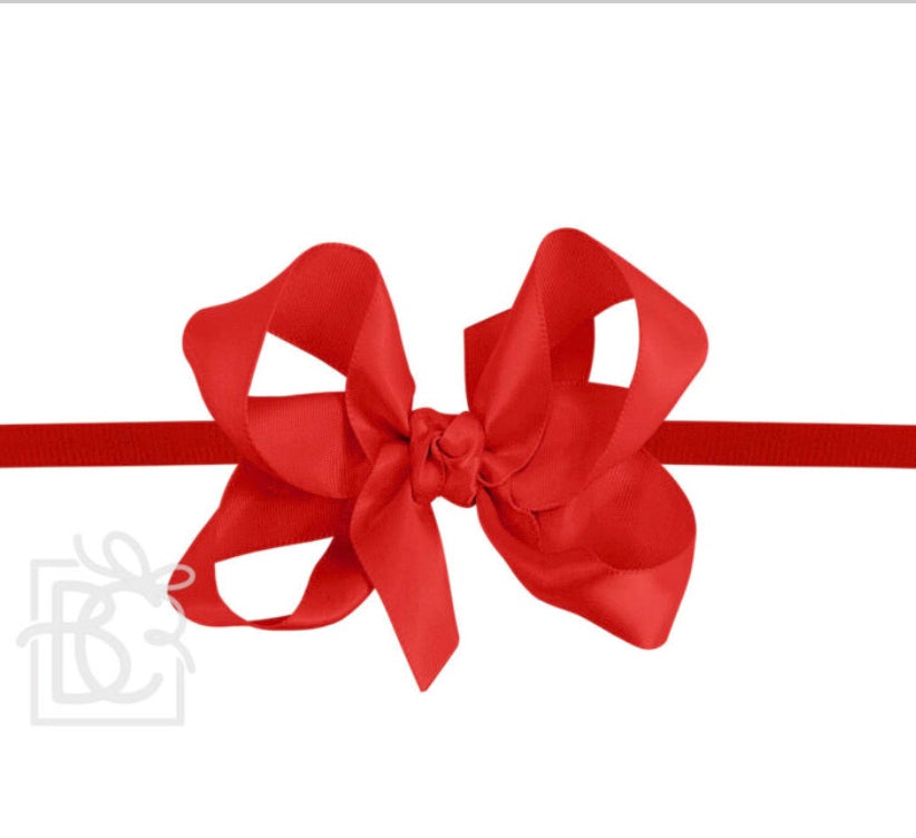 Betty’s Satin Headband Bow Med