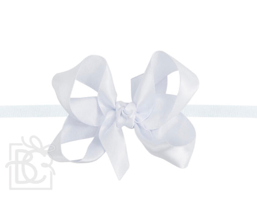 Betty’s Satin Headband Bow Med