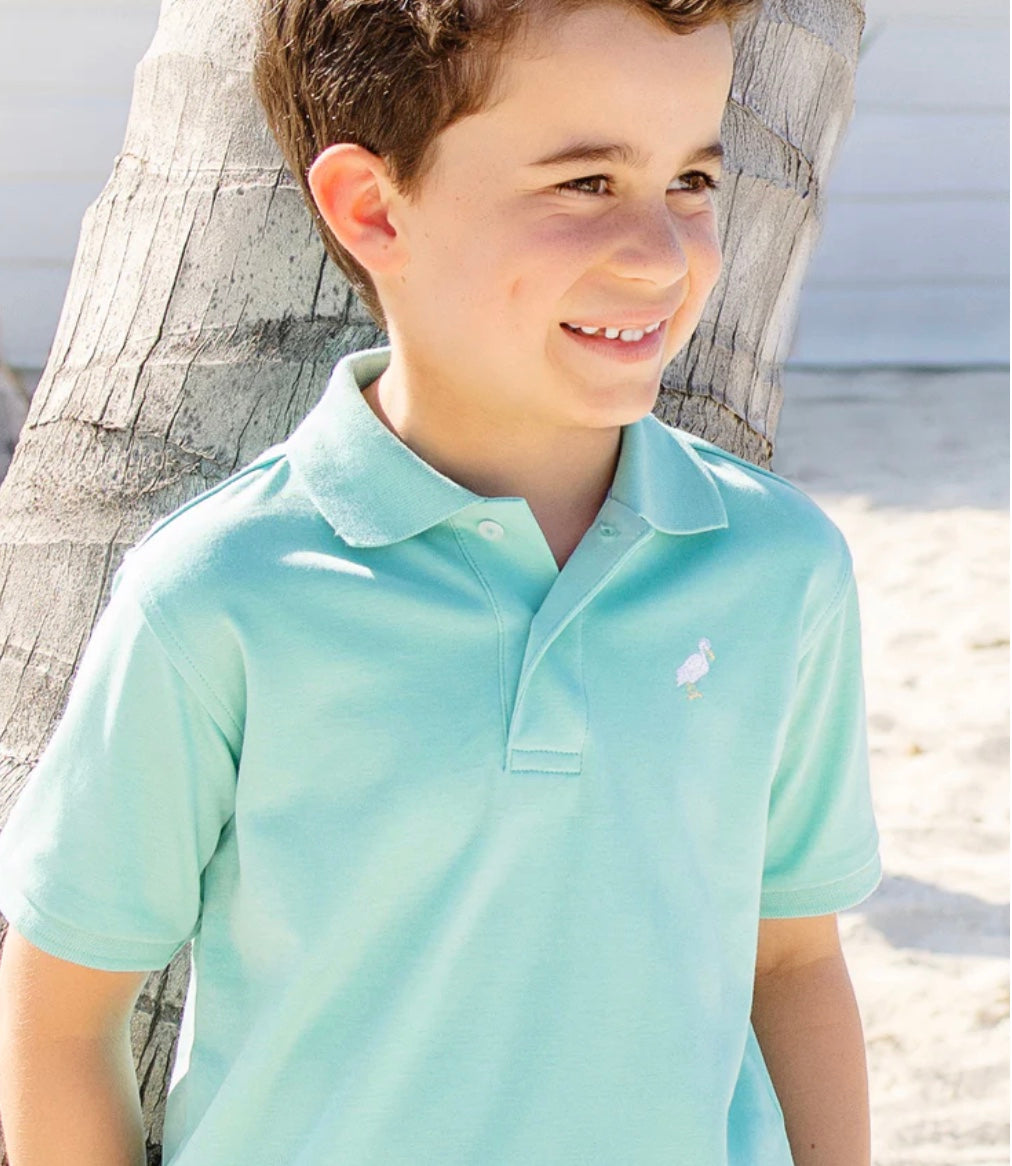 Prim & Proper Polo-Turks Teal