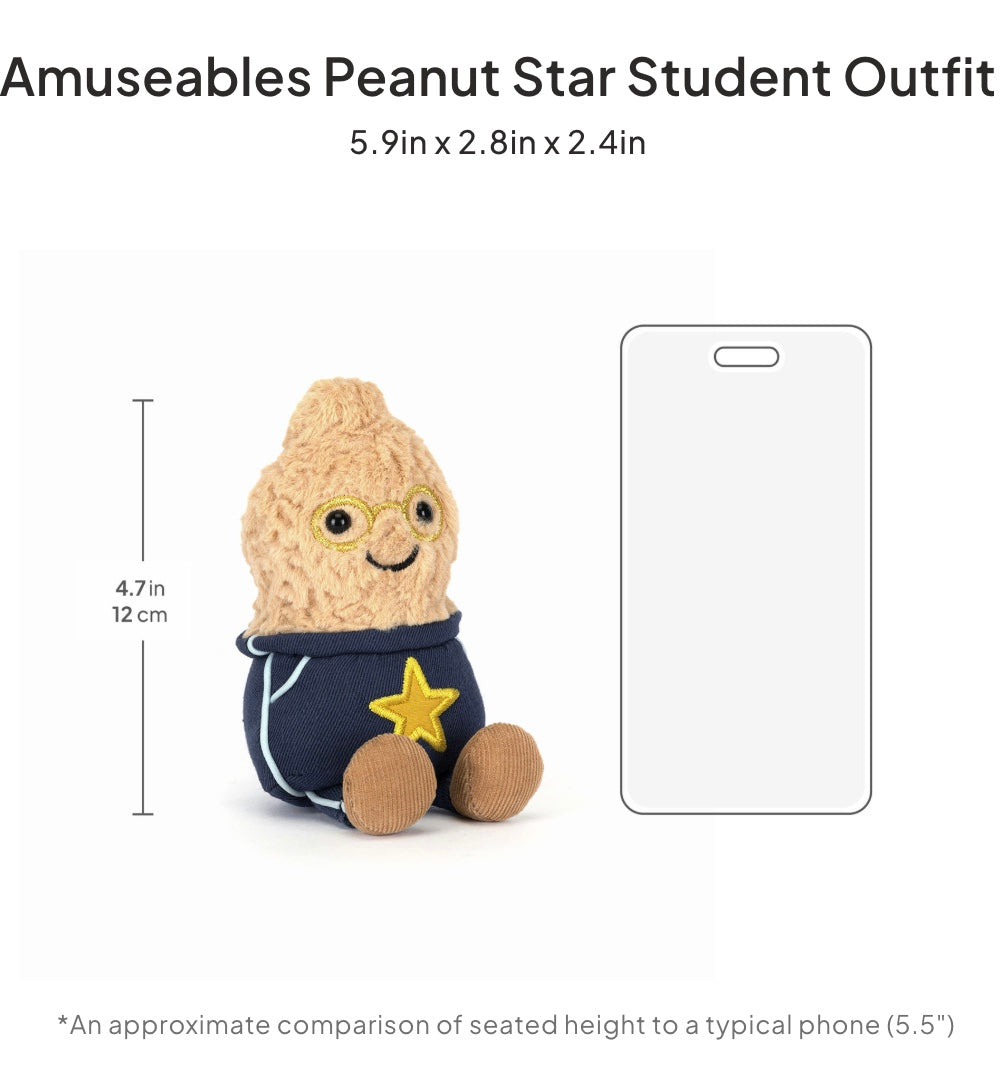 Amuseables Peanut Star Student