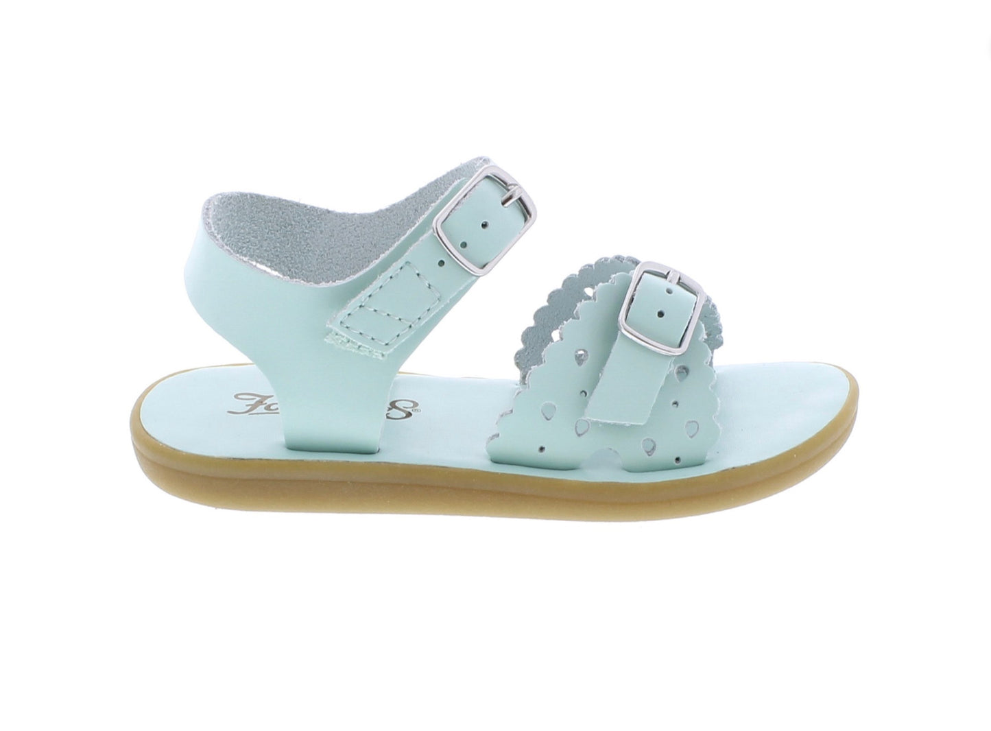 Footmates Mint Leather Ariel Sandals