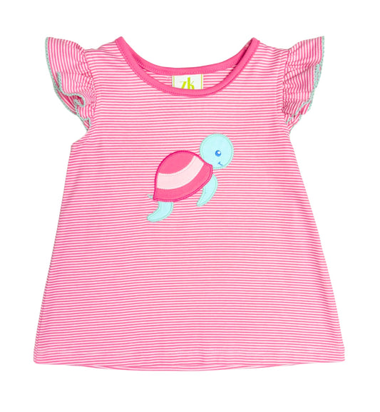 Turtle Angel Blouse with Shorts