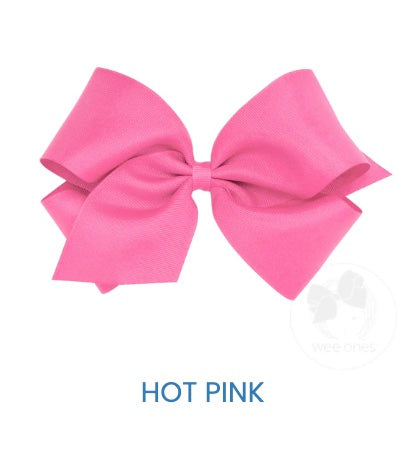 King Classic Grosgrain Hair Bow (plain wrap)