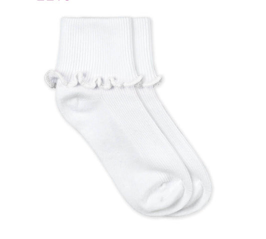 Jefferies White Ripple Edge 2Pair Pack 2221