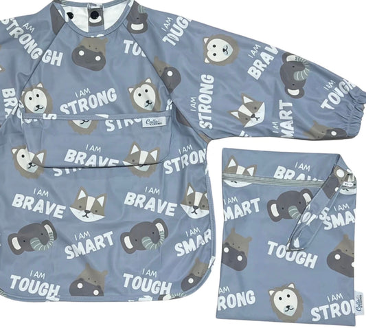 Affirmation Blue Bib