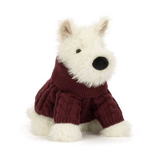 Munro Scottie Dog 'Winter Jumper'