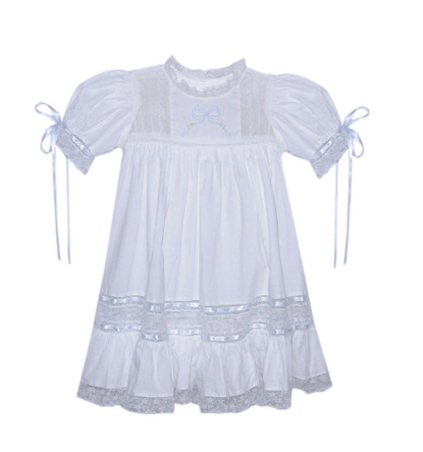 Hazel Blue Bow Dress