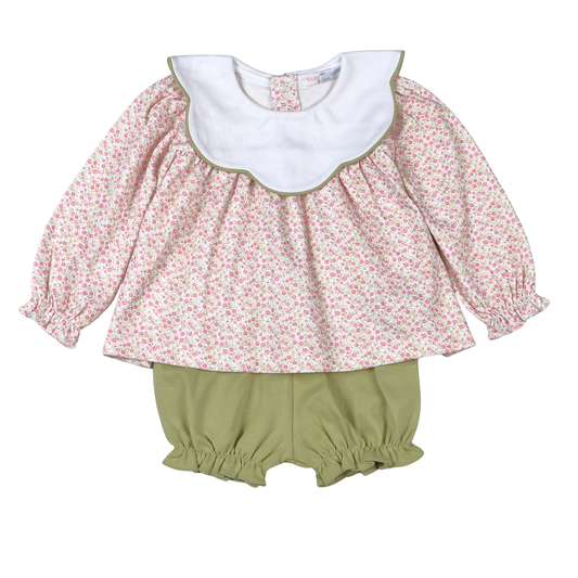 Melody Floral Bloomer Set